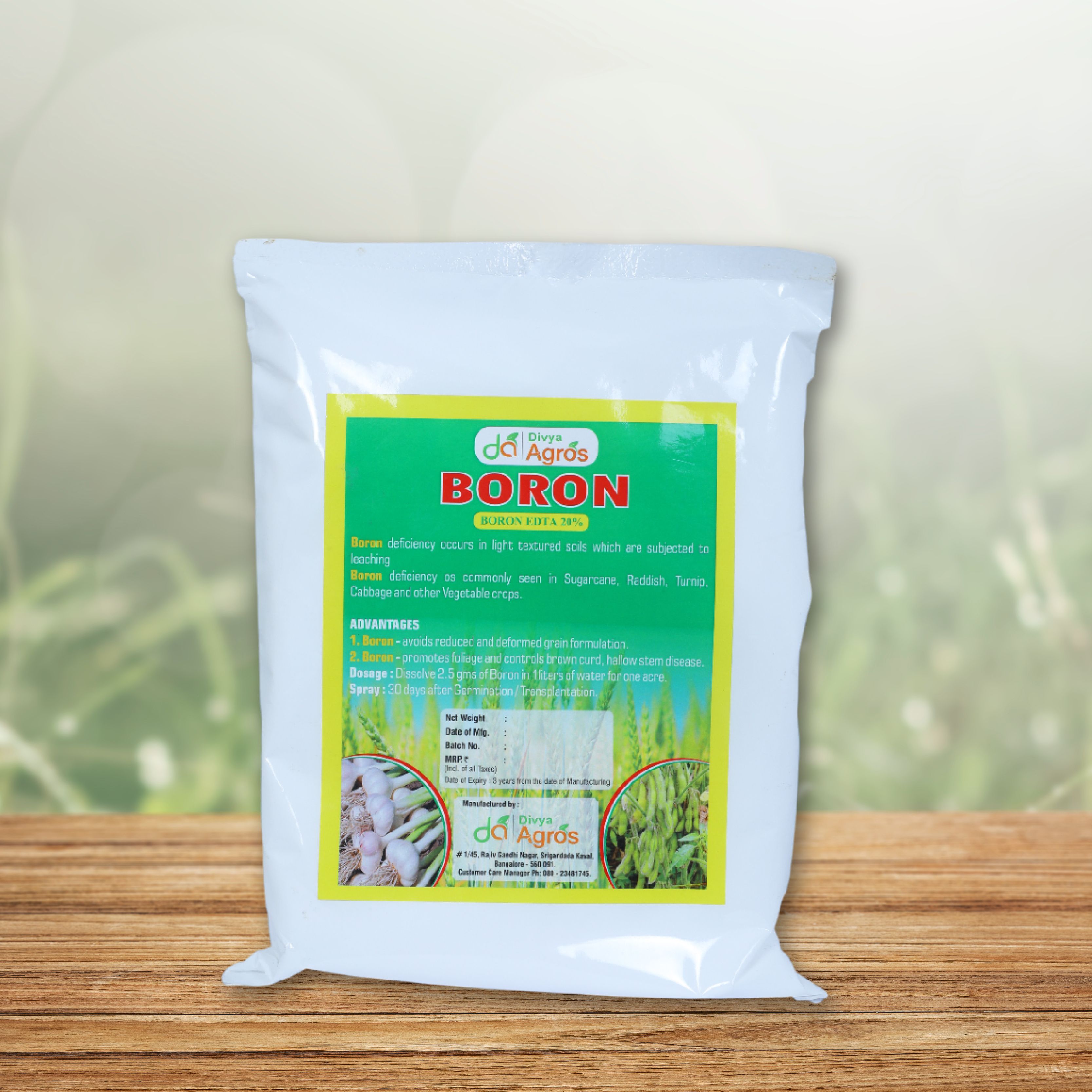 Divya Agros BORON – Boron EDTA 20%