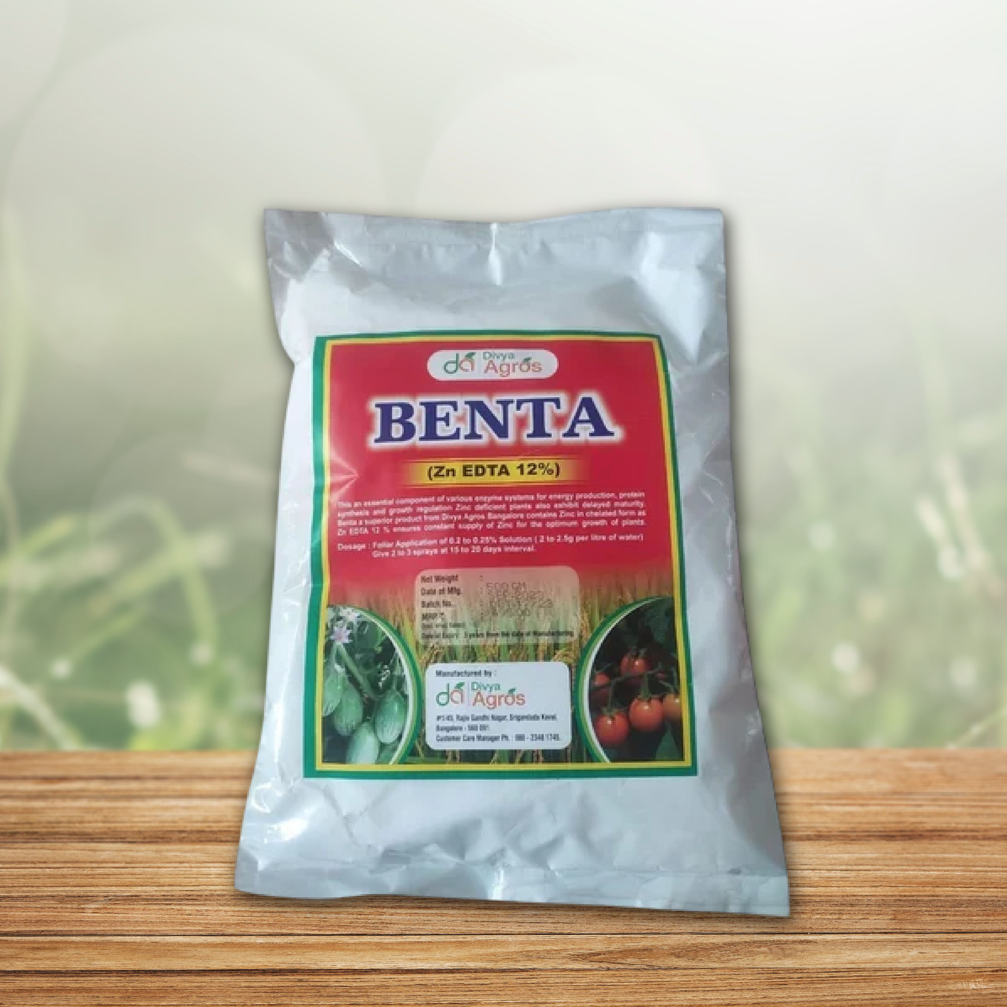 Divya Agros Benta – Zinc EDTA 12% Micronutrient Fertilizer